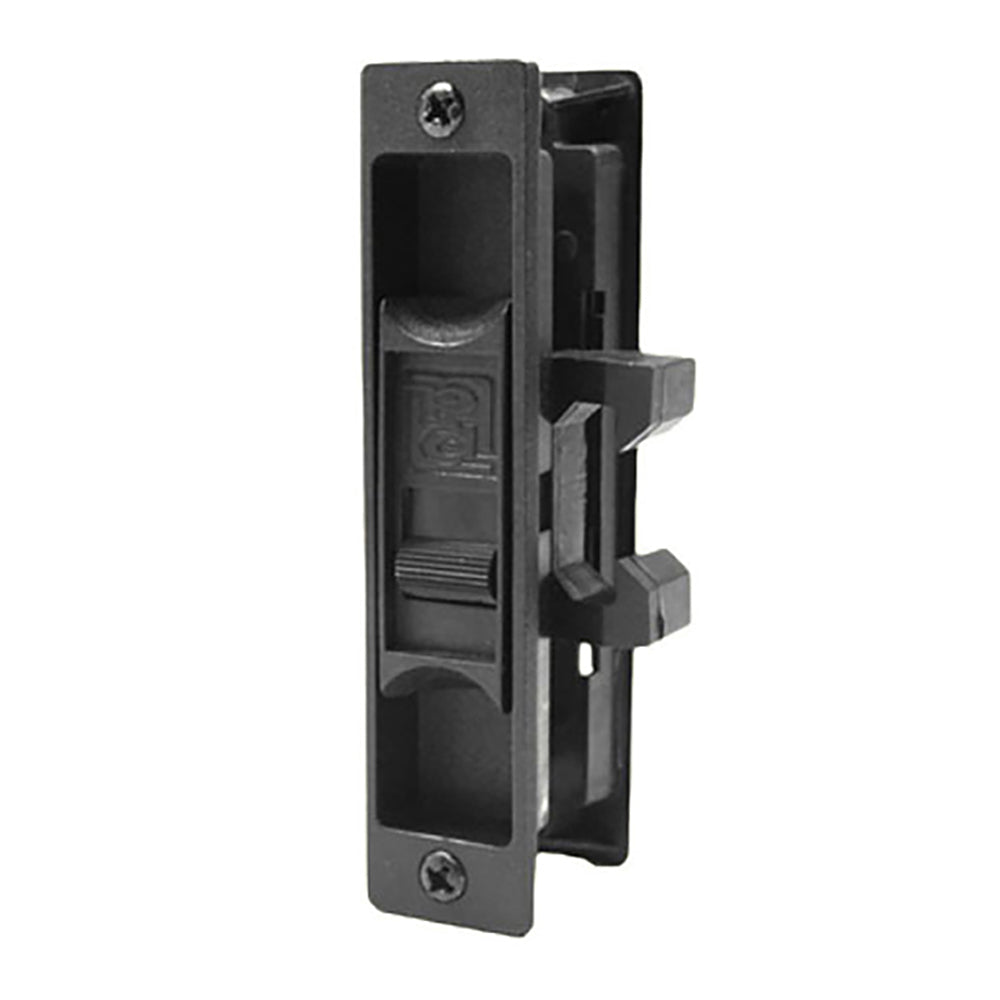 Non-Handed Latch, Pull & Strike for Sliding Screen Door - Black - Non-Handed Latch, Pull & Strike for Sliding Screen Door - Black
