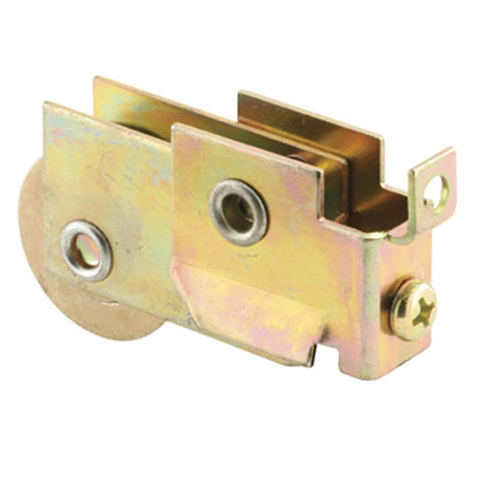 Sliding Patio Door Roller With F Tab Housing 1.25 Inch Steel Wheel With Adjustable Housing