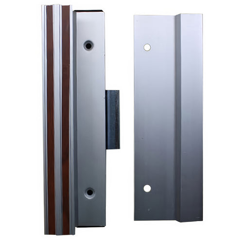 Handle Set for Sliding Patio Doors Extruded Aluminum Inside and Outside Handle Clamp Style Latch - Handle Set for Sliding Patio Doors Extruded Aluminum Inside and Outside Handle Clamp Style Latch
