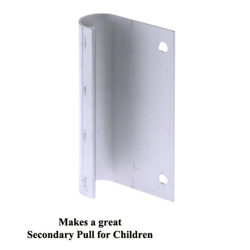 Non-Handed Heavy Duty Inside or Outside Pull Handle for Sliding Screen Door - Aluminum - Non-Handed Heavy Duty Inside or Outside Pull Handle for Sliding Screen Door - Aluminum