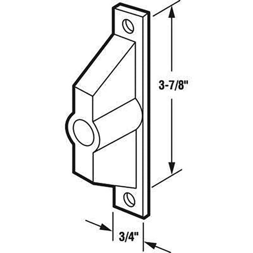 Outside Pull ,  3-15/16 Hole Center - Black - Outside Pull ,  3-15/16 Hole Center - Black