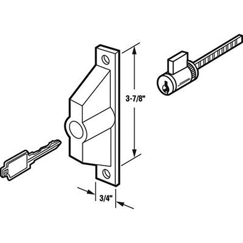 Discontinued - External Pull and Key Lock - Sliding Patio Door, Ador / HiLite - Aluminum - Discontinued - External Pull and Key Lock - Sliding Patio Door, Ador / HiLite - Aluminum