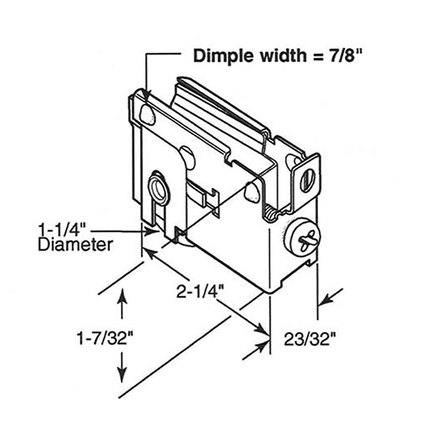 Sliding Glass Door Roller 1.25 Inch Steel Wheel with Adjustable Metal Housing - Sliding Glass Door Roller 1.25 Inch Steel Wheel with Adjustable Metal Housing