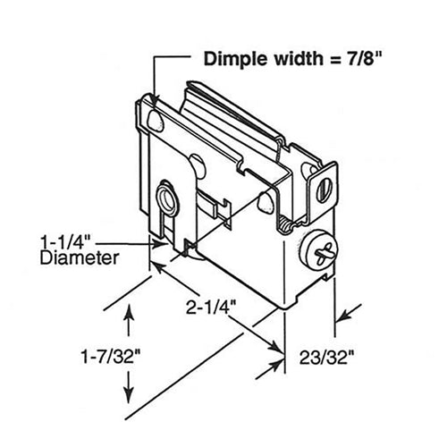 Sliding Glass Door Roller 1.25 Inch Steel Wheel with Adjustable Metal Housing - Sliding Glass Door Roller 1.25 Inch Steel Wheel with Adjustable Metal Housing