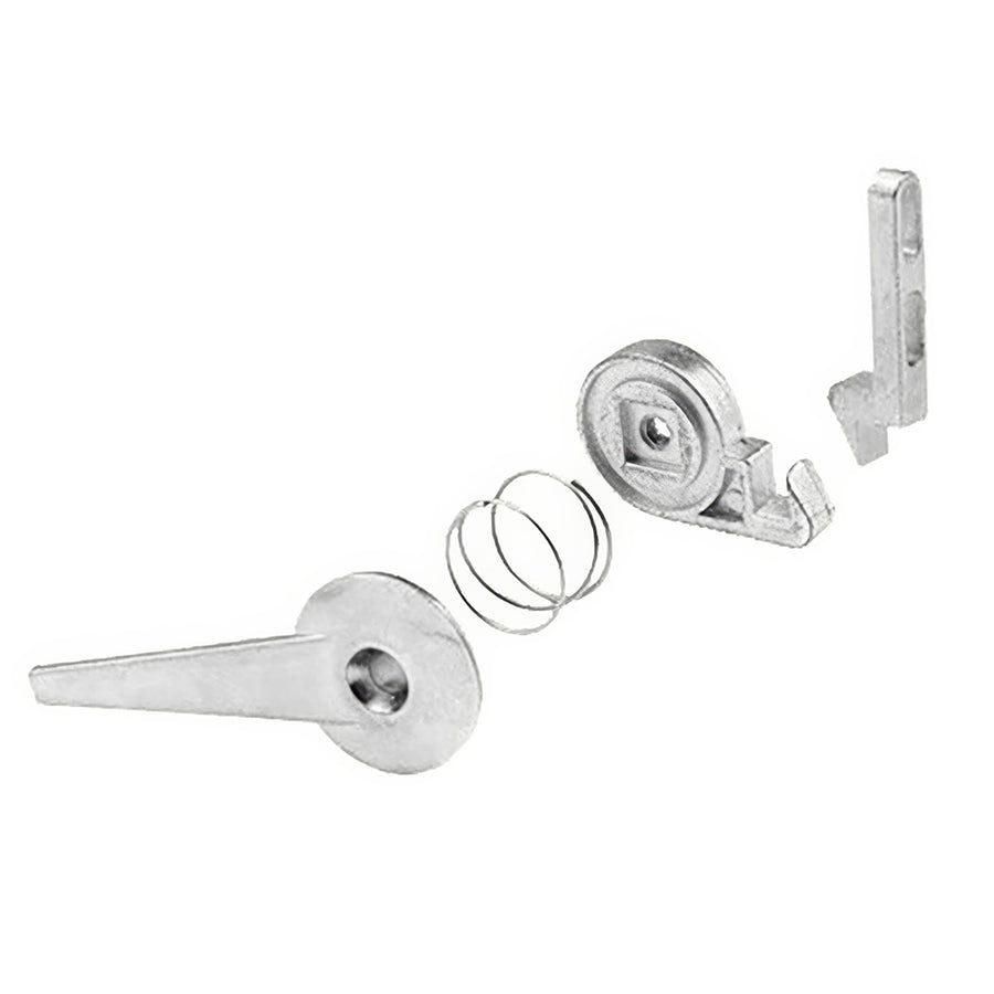 Latch Kit with Short 7/8 Inch Hook for Sliding Screen Door - Gray - Latch Kit with Short 7/8 Inch Hook for Sliding Screen Door - Gray