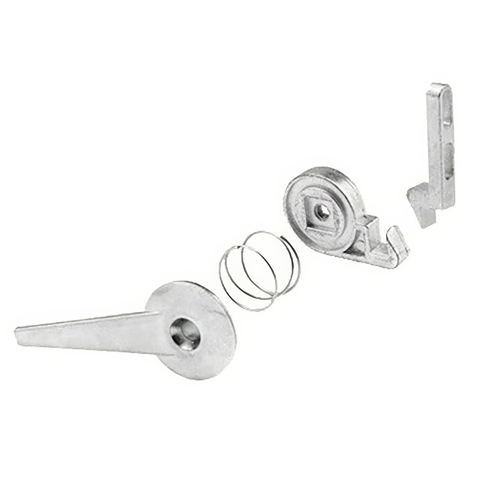 Latch Kit with Short 7/8 Inch Hook for Sliding Screen Door - Gray - Latch Kit with Short 7/8 Inch Hook for Sliding Screen Door - Gray