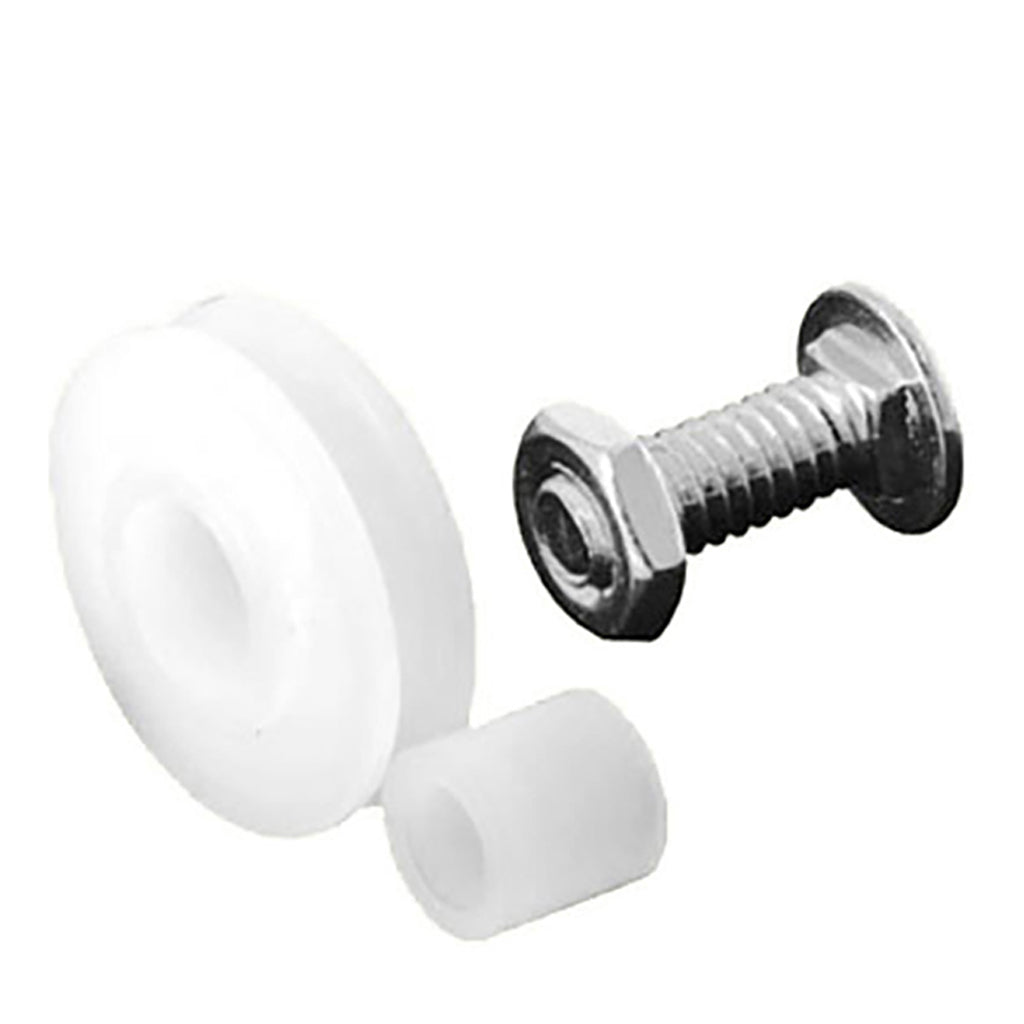 Bottom Mount Roller Assembly with 1 Inch Nylon Wheel Diameter for Sliding Screen Doors - Bottom Mount Roller Assembly with 1 Inch Nylon Wheel Diameter for Sliding Screen Doors