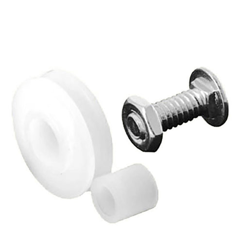 Bottom Mount Roller Assembly with 1 Inch Nylon Wheel Diameter for Sliding Screen Doors - Bottom Mount Roller Assembly with 1 Inch Nylon Wheel Diameter for Sliding Screen Doors