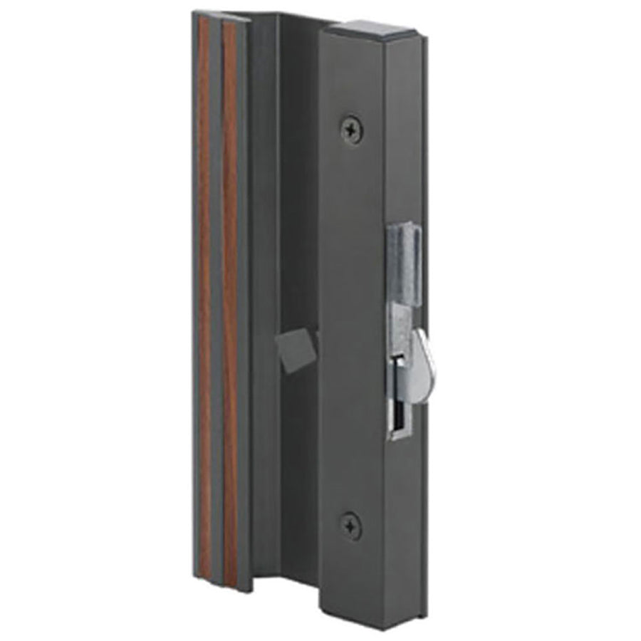 Sliding Patio Door Handle 4-15/16 Inch Hole Center Low Profile Black Powder Coat - Sliding Patio Door Handle 4-15/16 Inch Hole Center Low Profile Black Powder Coat