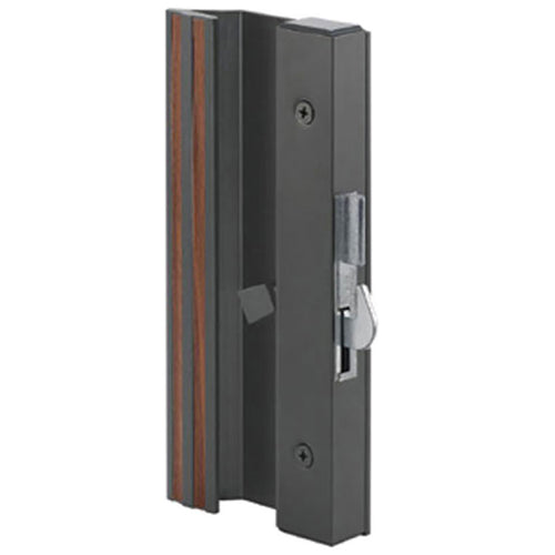 Sliding Patio Door Handle 4-15/16 Inch Hole Center Low Profile Black Powder Coat - Sliding Patio Door Handle 4-15/16 Inch Hole Center Low Profile Black Powder Coat