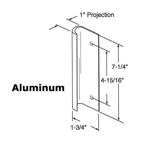 Inside or Outside pull 4-15/16 Screw holes - Choose Color - Inside or Outside pull 4-15/16 Screw holes - Choose Color