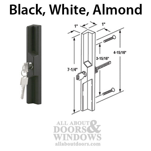 Outside Pull and Keyed Locking Unit Diecast Metal - Outside Pull and Keyed Locking Unit Diecast Metal