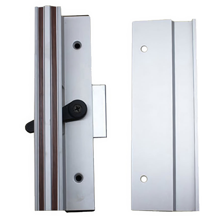 Handle Set for Sliding Patio Door with Extruded Inside Pull 4-15/16 Inch Hole Center - Handle Set for Sliding Patio Door with Extruded Inside Pull 4-15/16 Inch Hole Center