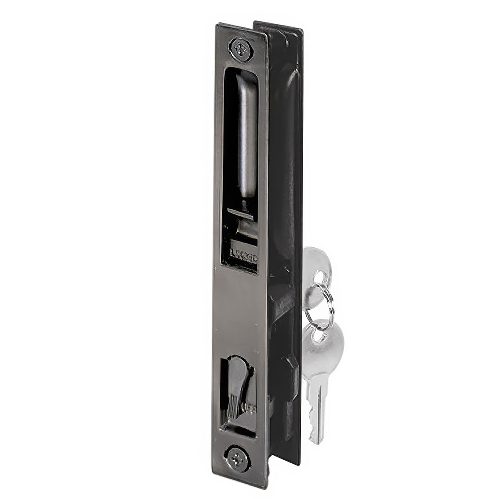 Keyed Handle Set for Sliding Patio Door Flush Mount Hook Style Latch - Keyed Handle Set for Sliding Patio Door Flush Mount Hook Style Latch