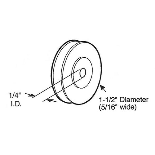 Roller Only, 1-1/2 Diameter Nylon Ball Bearing Wheel - Roller Only, 1-1/2 Diameter Nylon Ball Bearing Wheel