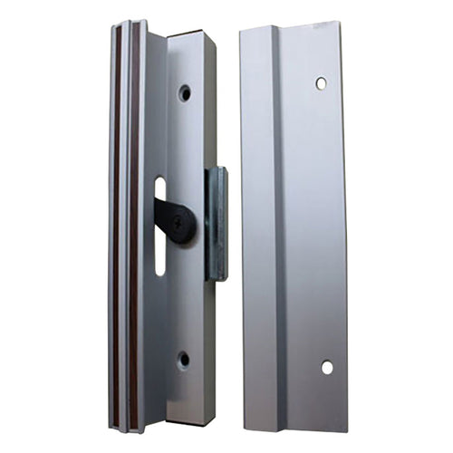 Handle Set for Sliding Patio Doors Extruded Aluminum Inside and Outside Pull 4-15/16 Inch Screw Hole Spacing - Handle Set for Sliding Patio Doors Extruded Aluminum Inside and Outside Pull 4-15/16 Inch Screw Hole Spacing