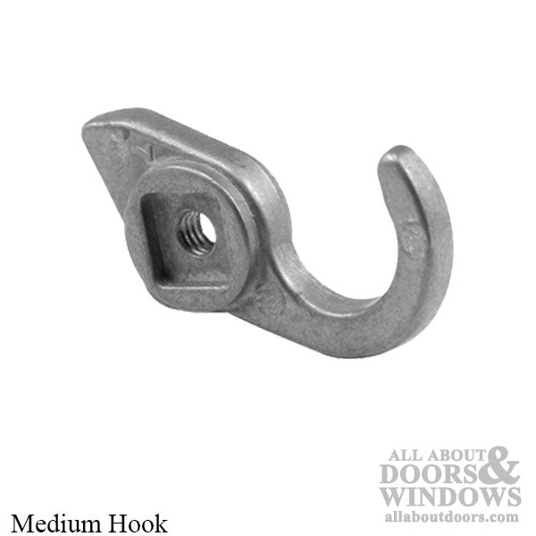Medium 3/4 Inch Replacement Hook for Sliding Screen Door Latch Assembly - Medium 3/4 Inch Replacement Hook for Sliding Screen Door Latch Assembly