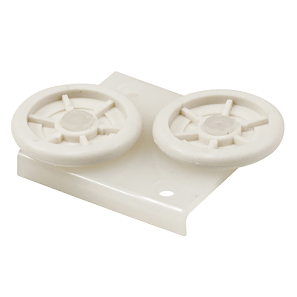 Peachtree Carvel Wood Door Top Mounted Tandem Roller, 1-15/16