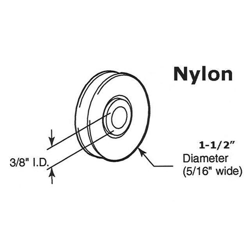 Unavailable - Roller Only,  1-1/2  Diameter Nylon Wheel - Unavailable - Roller Only,  1-1/2  Diameter Nylon Wheel