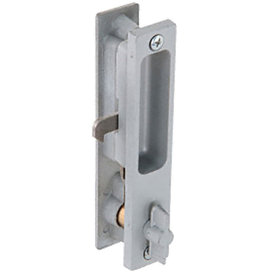 Keyed Handle Set Sliding Patio Door Flush Mount Unique Hook Left Hand Aluminum