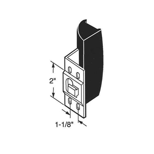 Capitol Patio Glass Sliding Door Handle Pull 1-1/8