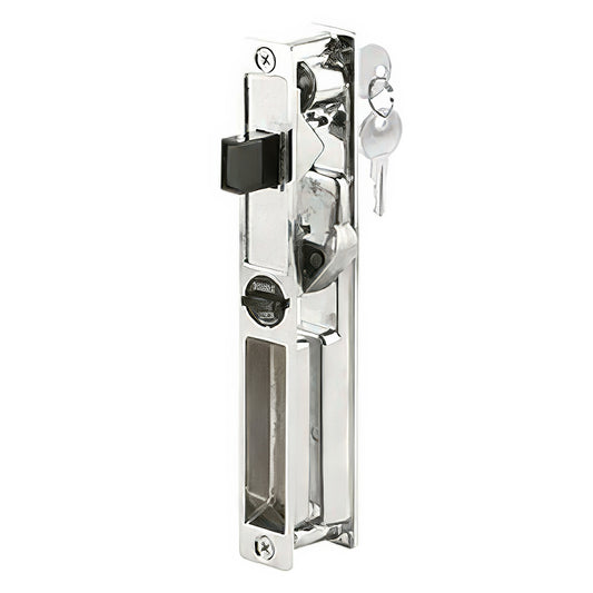 Crossly Keyed Handle Set Flush For Sliding Patio Doors Type with Push Button Activator