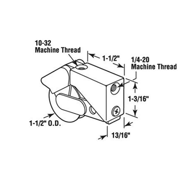 Sliding Door Roller  Steel Wheel Sliding Door Roller For Fleetwood and Fullview Doors 1.5 Inch Steel Wheel - Sliding Door Roller  Steel Wheel Sliding Door Roller For Fleetwood and Fullview Doors 1.5 Inch Steel Wheel
