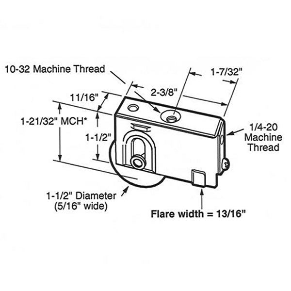 Roller Assembly 1-1/2