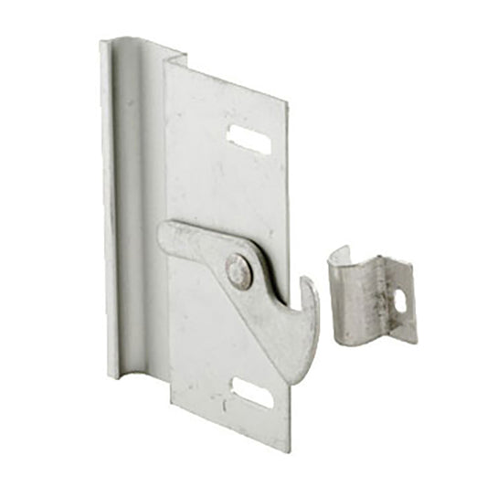 Right Hand Latch & Pull with Hook for Sliding Screen Door - Aluminum