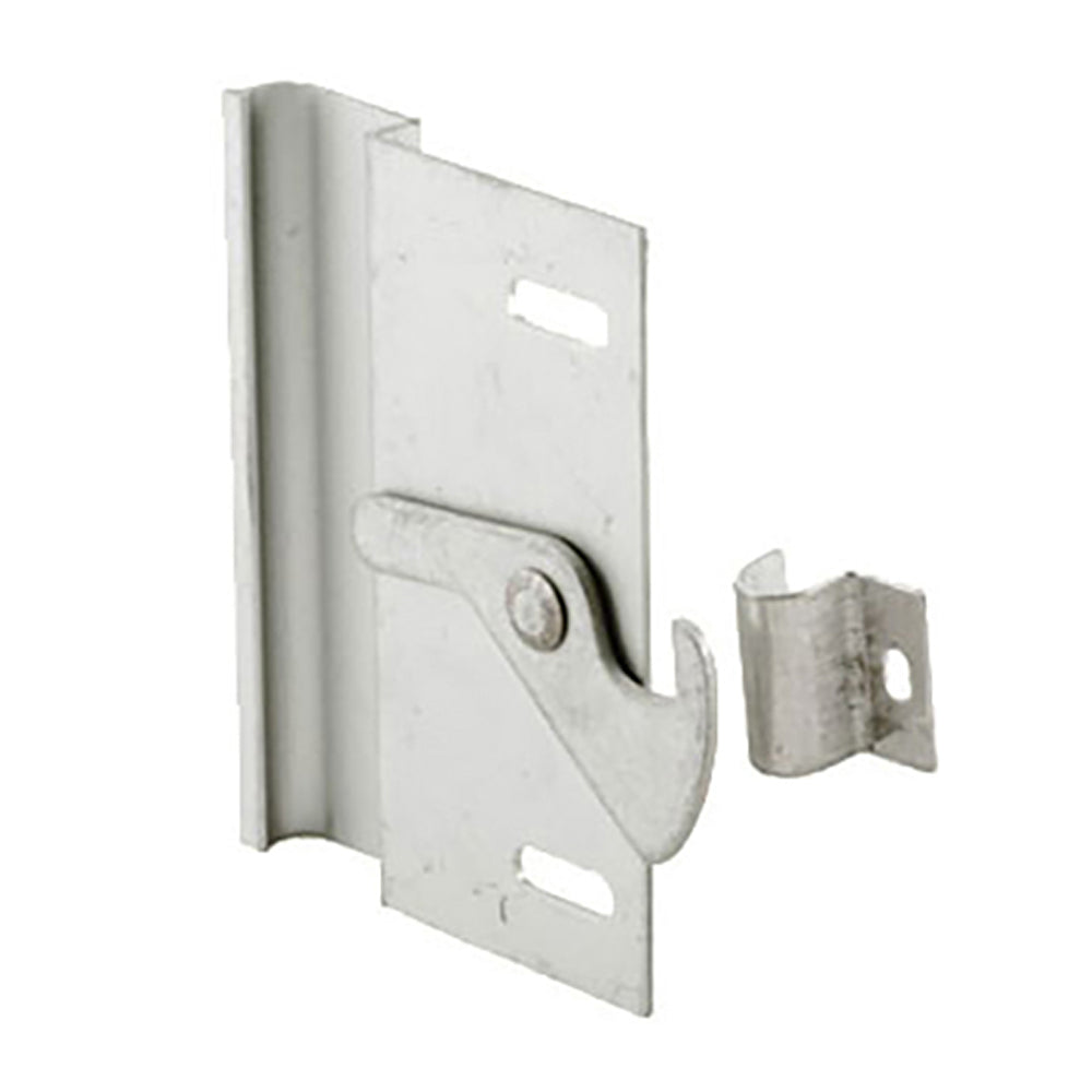 Right Hand Latch & Pull with Hook for Sliding Screen Door - Aluminum - Right Hand Latch & Pull with Hook for Sliding Screen Door - Aluminum