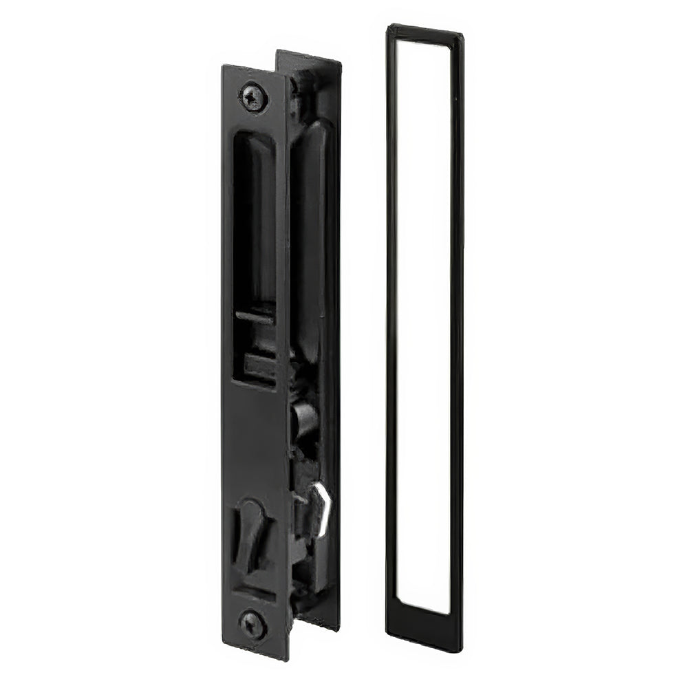 Handle Set For Sliding Patio Door Flush Mount Type with No Handle 6-5/8 Inch Screw Hole Center - Handle Set For Sliding Patio Door Flush Mount Type with No Handle 6-5/8 Inch Screw Hole Center