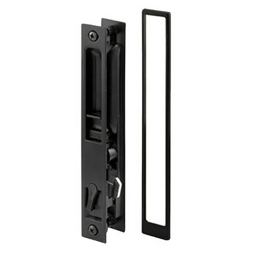Handle Set For Sliding Patio Door Flush Mount Type with No Handle 6-5/8 Inch Screw Hole Center - Handle Set For Sliding Patio Door Flush Mount Type with No Handle 6-5/8 Inch Screw Hole Center