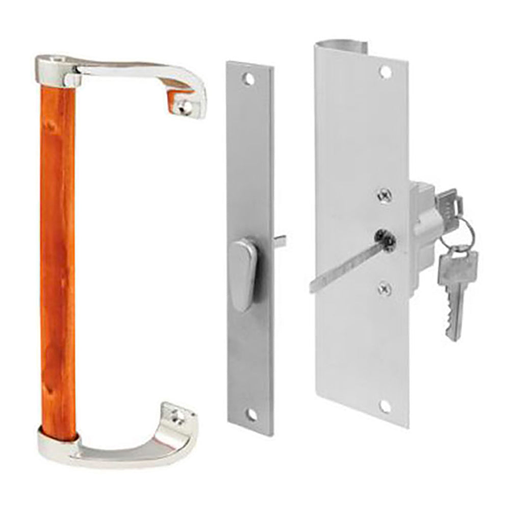 Keyed Sliding Patio Door Handle Set 6-7/8
