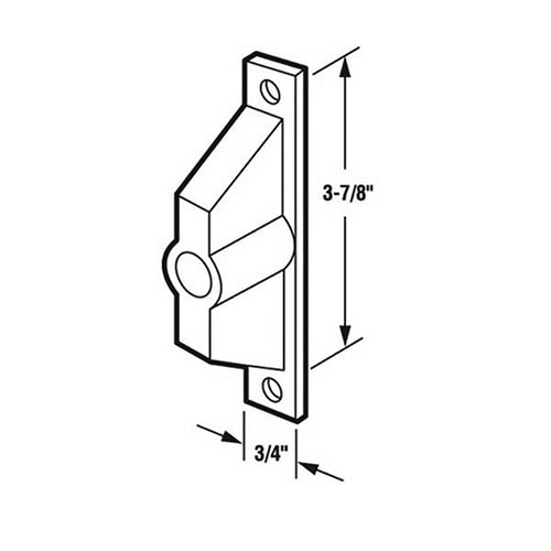 External Pull with No Key Lock, Sliding Patio Door, Ador/HiLite - External Pull with No Key Lock, Sliding Patio Door, Ador/HiLite