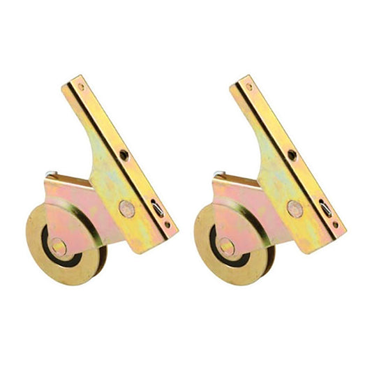 Spring-Loaded Roller Assembly with 1-1/4 Inch Steel Wheel for Sliding Screen Door