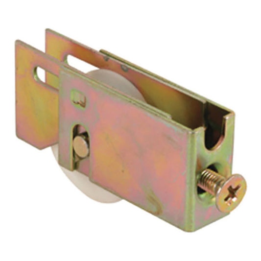 Sliding Door Roller Assembly for Better-Bilt Doors with Adjustable Steel U Tab Housing 1.25 Inch Nylon Ball Bearing Wheel Diameter