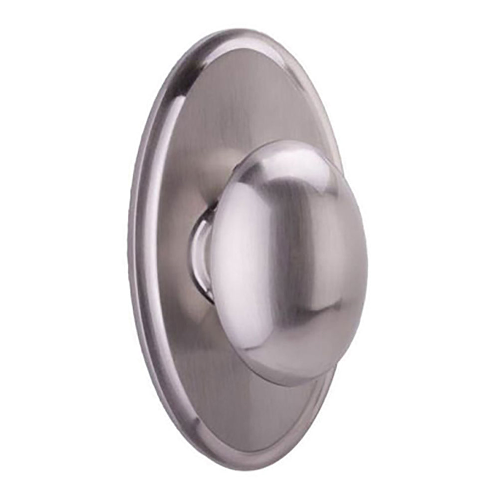 Weslock Dummy Door Knob Julienne Oval Half Dummy Door Knob Satin Nickel Finish - Weslock Dummy Door Knob Julienne Oval Half Dummy Door Knob Satin Nickel Finish