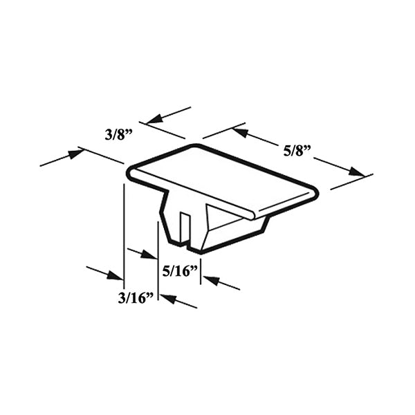 Anti-Rattle Top Guide for Sliding Screen Door - Anti-Rattle Top Guide for Sliding Screen Door