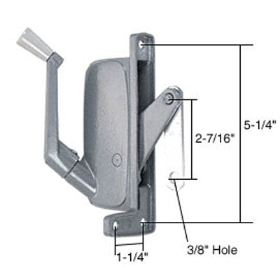 Operator, Type 2 Awning Window, Alumnium  ABC  LH - Operator, Type 2 Awning Window, Alumnium  ABC  LH