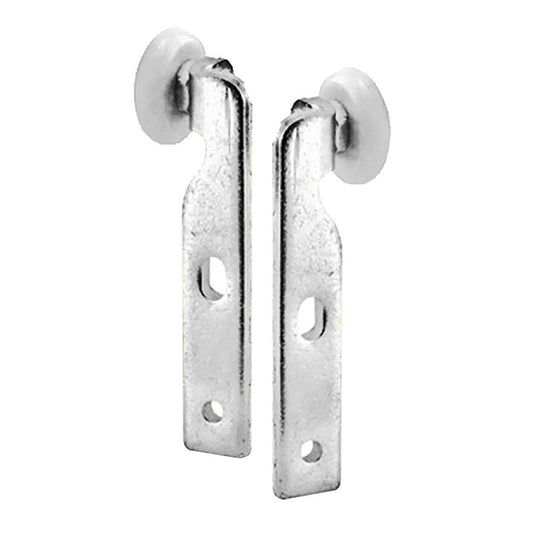 Left & Right Top Hung Roller Assembly with 7/8 Inch Nylon Wheel for Sliding Screen Door