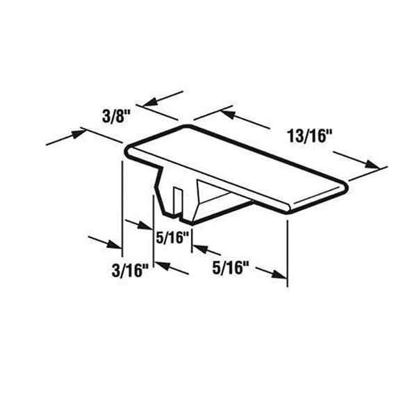 Nylon Top Guide for Sliding Screen Door - Nylon Top Guide for Sliding Screen Door