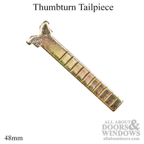 G-U / Ferco 48mm Length Tailpiece - Thumb-turn Side - G-U / Ferco 48mm Length Tailpiece - Thumb-turn Side