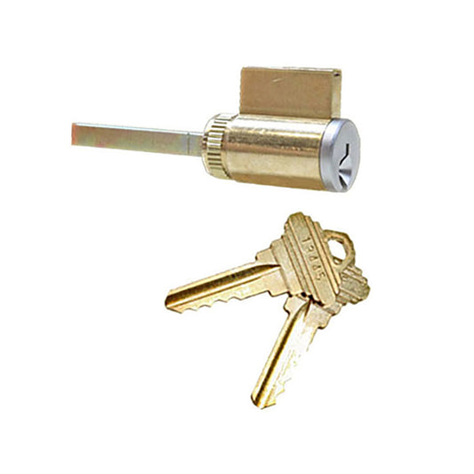 G-U / Ferco Cylinder for 1-3/4 or 2-1/4 door, Schlage - Key - Satin Chrome