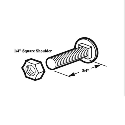 Steel Bolt For Sliding Screen Door Roller 0.75 Inch Bolt - Steel Bolt For Sliding Screen Door Roller 0.75 Inch Bolt