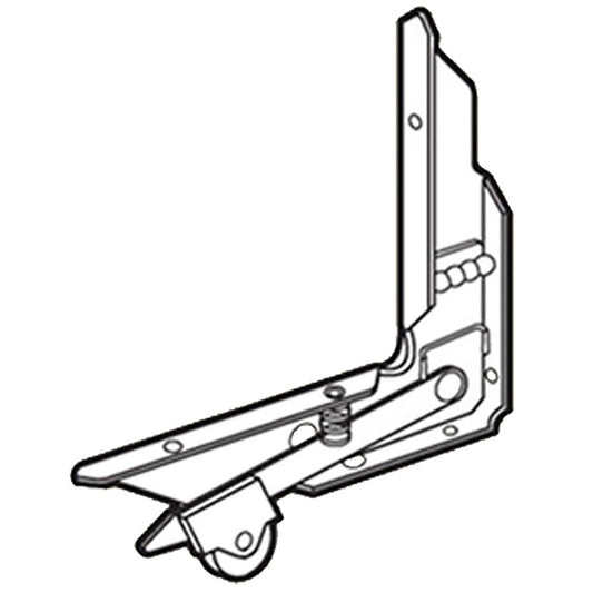 DISCONTINUED Right Hand Corner Insert Roller Assembly with 1 in Nylon Wheel for Sliding Screen Door