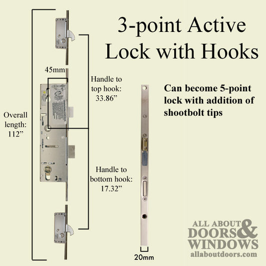 20mm Active P1000 45/92 Active Rhino Hook / Shootbolt