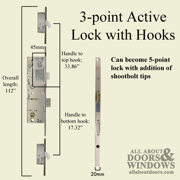 20mm Active P1000 45/92 Active Rhino Hook / Shootbolt - 20mm Active P1000 45/92 Active Rhino Hook / Shootbolt