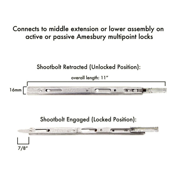 16mm P1000 / P2000 Active / Passive Shootbolt Extension Tip - 16mm P1000 / P2000 Active / Passive Shootbolt Extension Tip