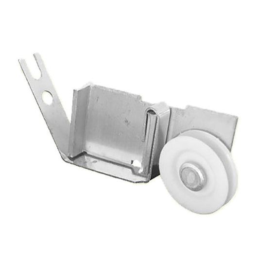 Straight Spring Tension Roller Assembly with 1 Inch Nylon Wheel for Sliding Screen Door