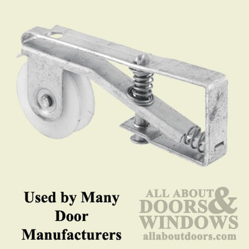 Roller Assembly with 1 Inch Nylon Wheel for Sliding Screen Door - Roller Assembly with 1 Inch Nylon Wheel for Sliding Screen Door